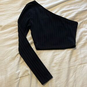 SHEIN , black half long sleeve